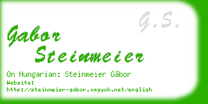 gabor steinmeier business card